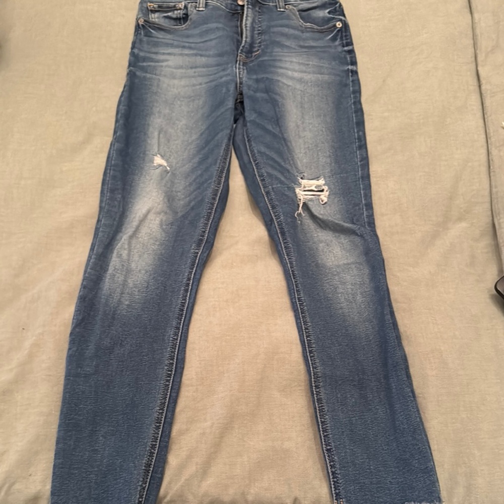 Lucky Brand Blue Distressed Women's Jeans